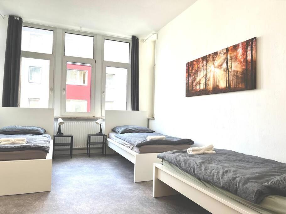 7 Betten Zentrale Lage Bahn Messe Apartment Hannover Bagian luar foto